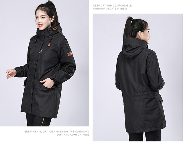 Women's 3 in 1 winter jacket keeping you warm, dry and comfortable