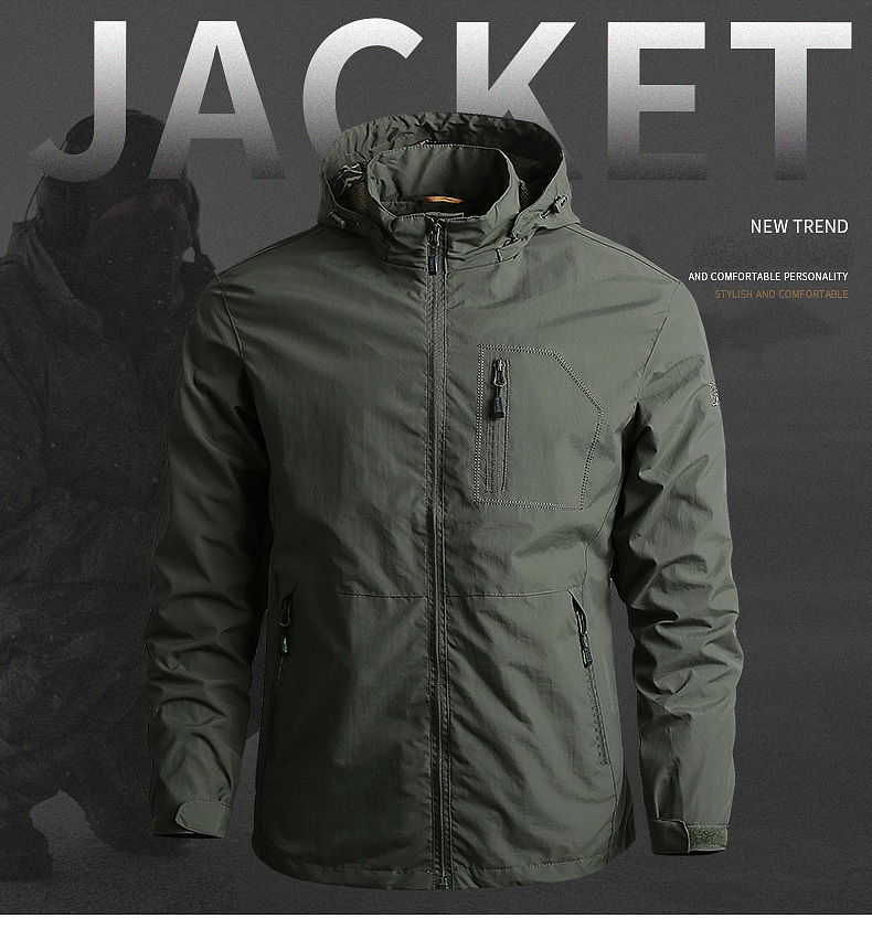 WINDPROOF: Waterproof Men's winter Jacket  Camping Hunting