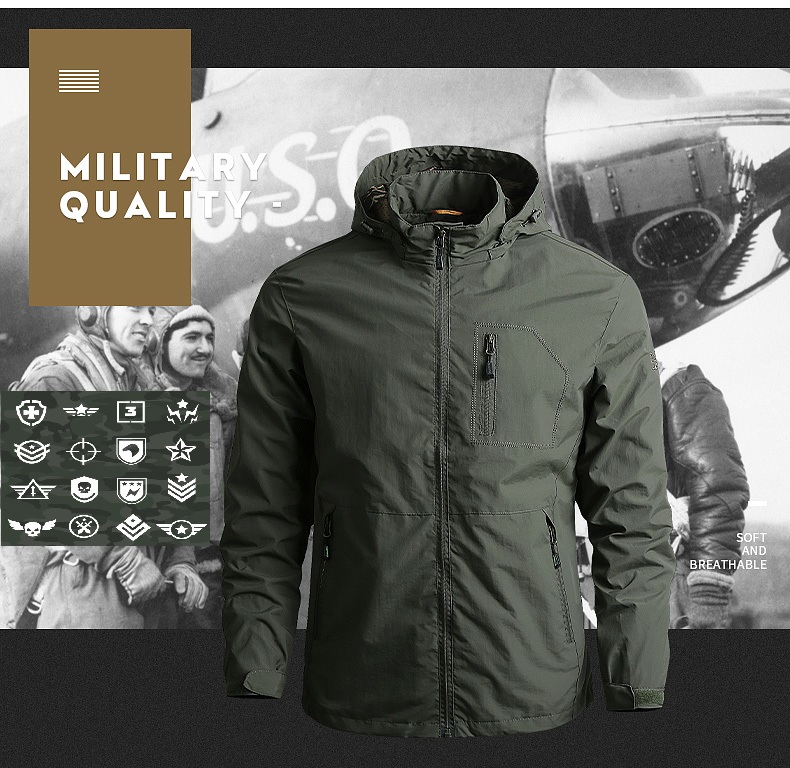 Men's winter Jacket  military Quality WINDPROOF: Waterproof winter Jacket