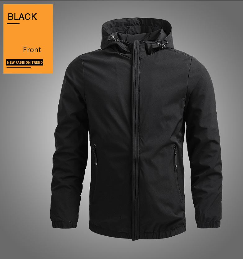 Men’s Winter Jacket Black Plus Size M-8XL Casual Jacket Men Spring Autumn Outerwear Mens Jackets