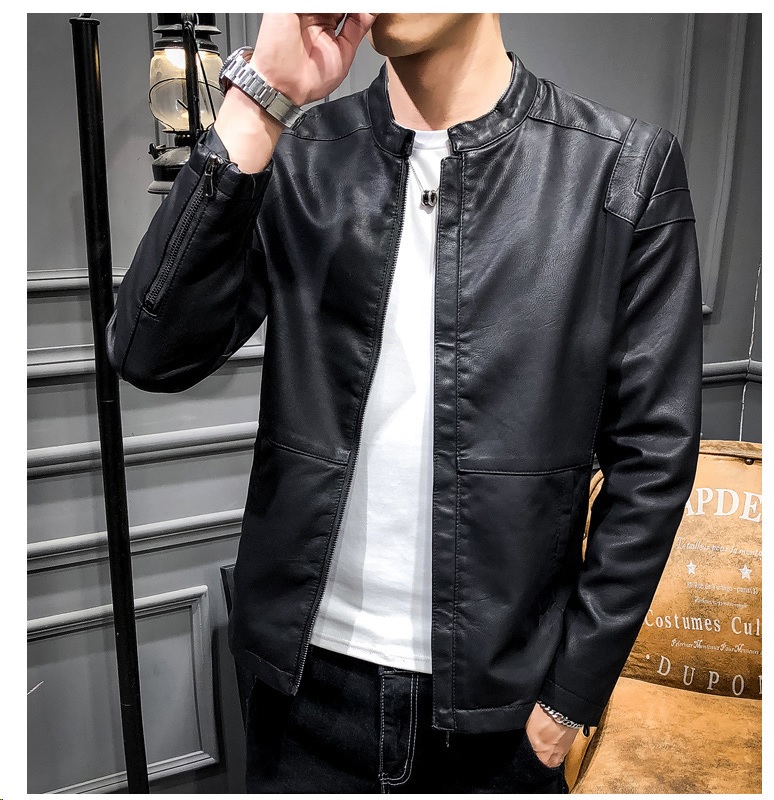 Men's leather jacket stylish Faux leather jacket