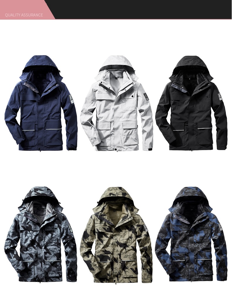 Men's winter jacket in multiple colors including Camoflauge