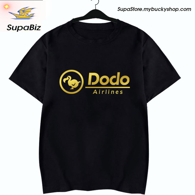 Animal Crossing Friends Club Dodo Airlines Short-sleeved T-shirt for men and women black